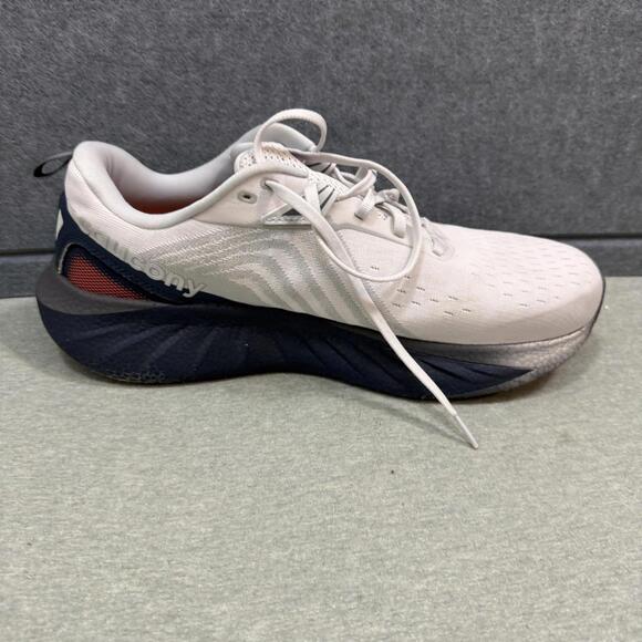 Saucony Triumph 22 Mens Size 12.5 White Blue Athletic Running Shoes Sneakers - Picture 10 of 15